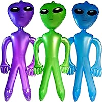 Glow in The Dark Alien Figurines for Kids - 100 Pcs Small Halloween Toys  for Halloween Party Favors - 1 Bulk Toys Goodie Bag Pinata Stuffers - Bulk  Gifts for Kids 