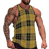 Clan Macleod Scottish Tartan Plaid Men's Tank Tops Sleeveless T-Shirts Gym Pullover Vest Workout Summer Beach