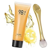 Heykomi Gold Foil Peel-Off Mask, Gold Foil Tear Off Mask, Call Foil Peel Off Mask, 98.4 Gold Mask, 98.4% Beilingmei Gold Face Mask (1PCS)