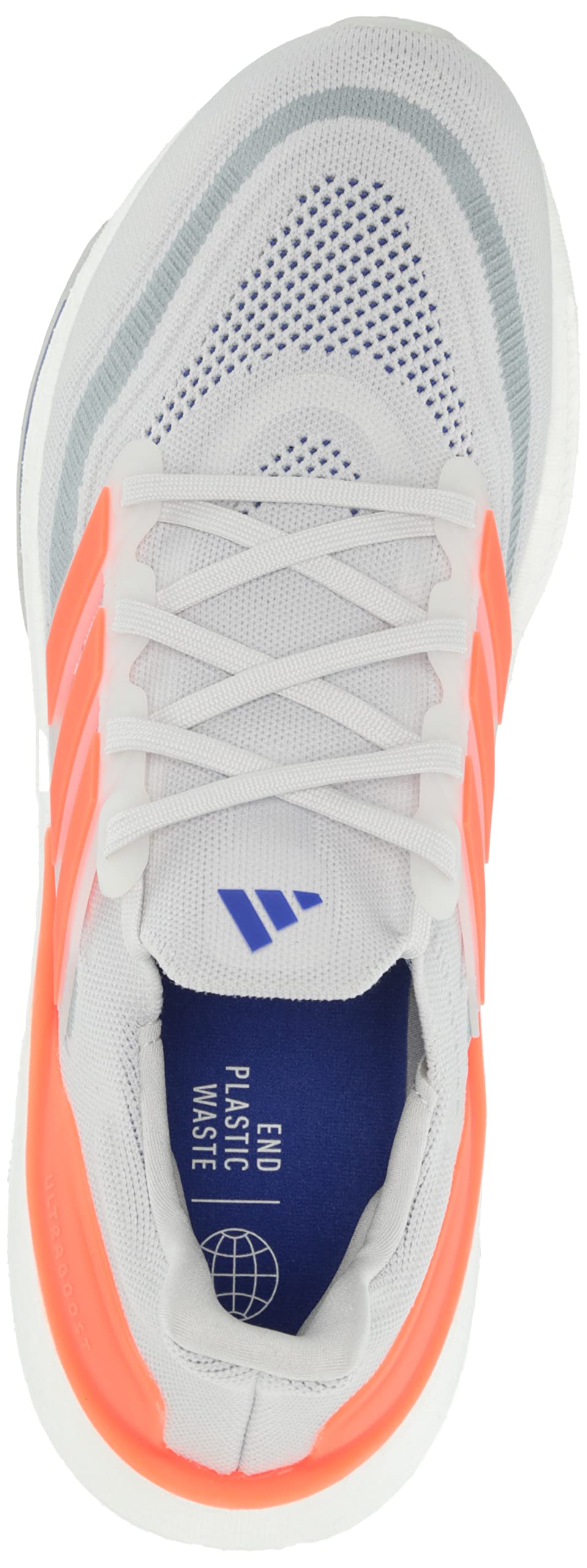 adidas Men’s Ultraboost Light Running Shoes (Ultraboost 23) Dash Grey/Solar Red/Lucid Blue 10.5