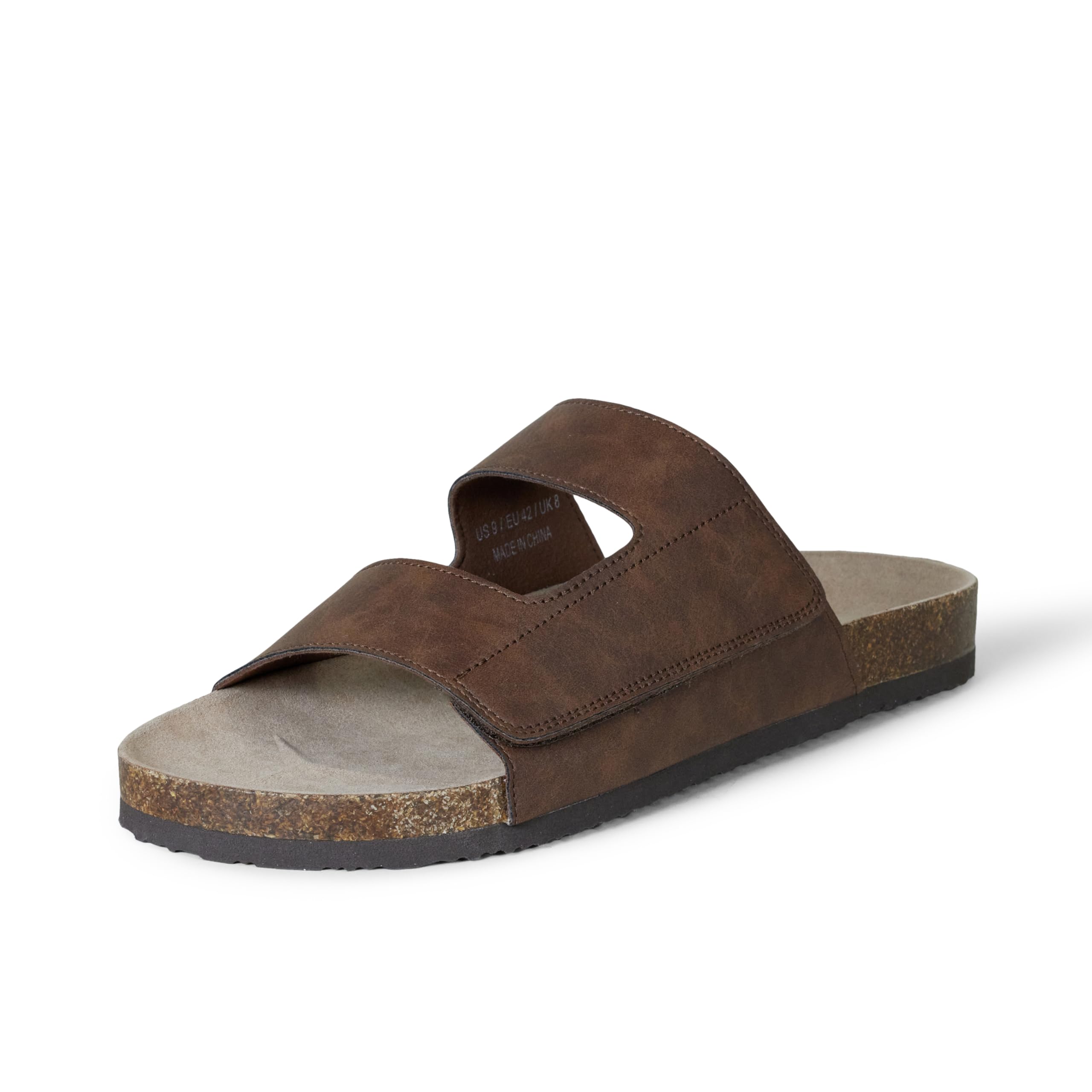 Amazon Essentials Men's Faux Cork Slide Sandal