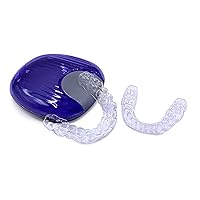 Custom Dental Night Guards, Upper & Lower Retainers, Durable Day & Night Guard for Bruxism, Protect Teeth from Grinding&Clenching, 2 Guards(Hard-1mm-Clear)
