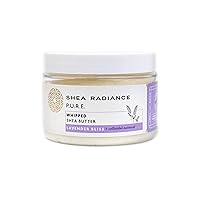 Shea Radiance Whipped Shea Butter w/Colloidal Oatmeal - Blended w/Skin-Soothing Oatmeal & Moisturizing Rice Bran Oil | Lavender Bliss 7 oz
