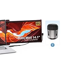 Duex Max Portable Monitor with Kapsule Bluetooth Speaker, New Mobile Pixels 14.1