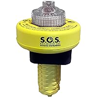 Sirius Signal C-1004 SOS One Color and Infrared Visual Distress Signal with Storage Mount and Removable Float Ring, Daytime Distress Flag, and Whistle - CG Approved