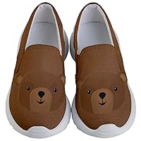 PattyCandy Unisex Kids Lightweight Sneaker Adorable Animals & Maltese Puppy Face Slip On Shoes for 2-13 Years Old