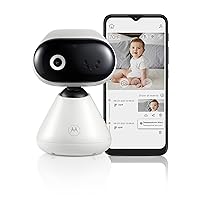 Motorola Baby Monitor Camera PIP1000 - WiFi Video Camera with HD 1080p - Connects to Smart Phone App with Private Connection, Two-Way Audio, Digital Zoom, Room Temp, Lullabies, Night Vision
