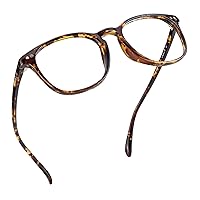 LifeArt Reading Glasses Anti Eyestrain Computer Readers Gaming GlassesTV Glasses Women and Men Anti Glare (Floral, No Magnification)
