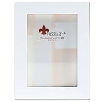 Lawrence Frames White Wood Picture Frame, Gallery Collection, 2 by 3-Inch, 2.5x3.5