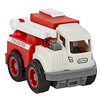Dirt Diggers Mini Fire Truck Indoor Outdoor Multicolor Toy Car and Toy Vehicles for On The Go Play for Kids 2+