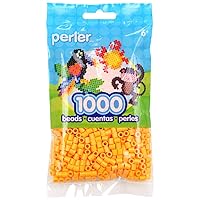 Perler Beads Fuse Beads for Crafts, Orange, Small, 1000pcs