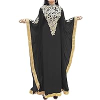Dubai Kaftan Dress for Women Moroccan Kaftan for Wedding African Gold Beaded