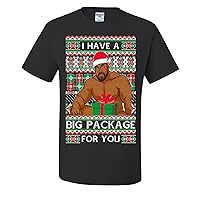 I Have a Big Package Meme Barry Wood Ugly Christmas T-Shirts