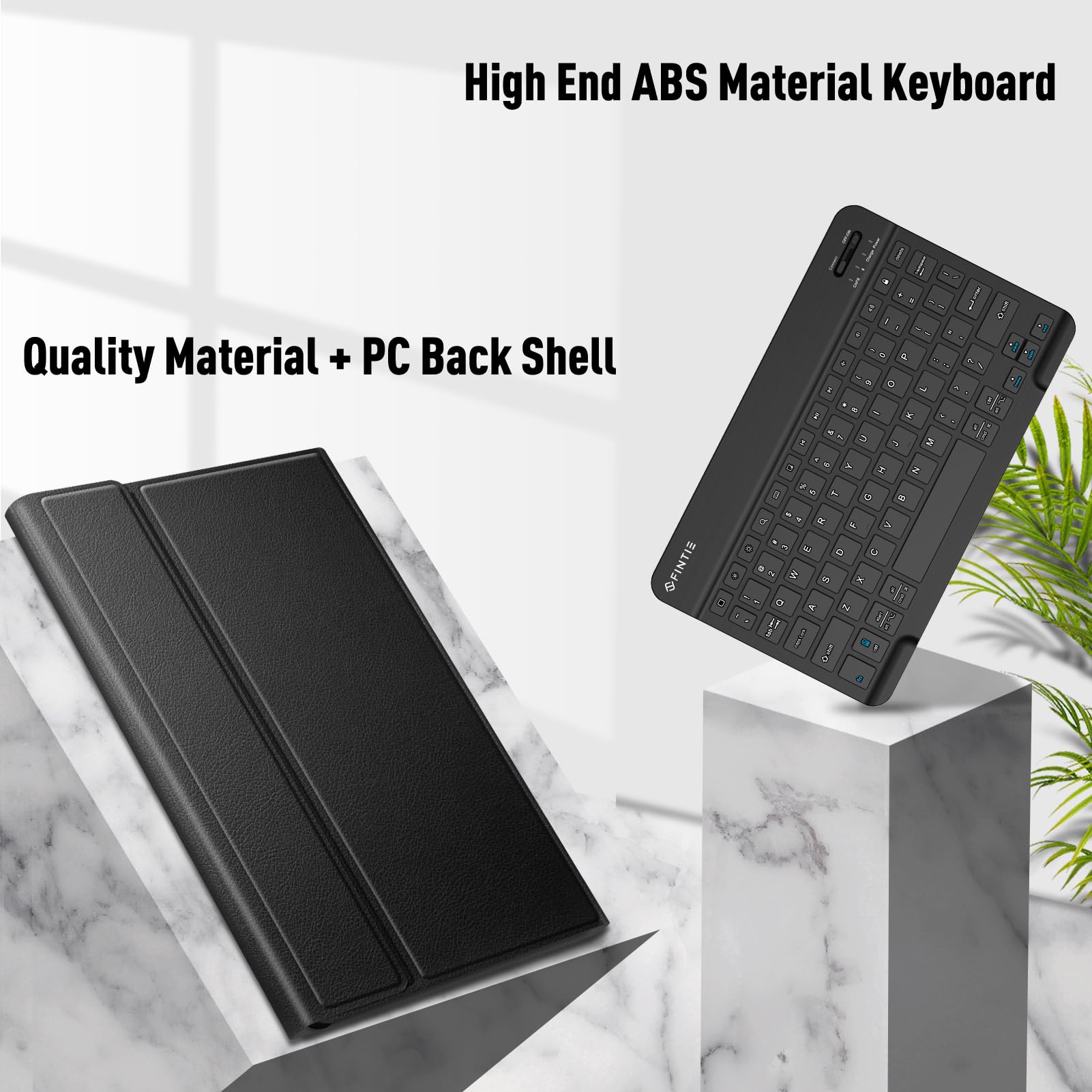 Fintie Keyboard Case for Samsung Galaxy Tab S9 11 Inch 2023 Model (SM-X710/X716B/X718U) with S Pen Holder, Slim Stand Cover Detachable Wireless Bluetooth Keyboard, Black