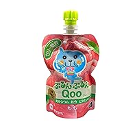 Purun Purun QOO Japanese Low Calorie Fruit Jelly Drink Peach Flavor – 4.41 Oz (pack of 1)