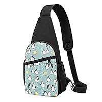 Purple And Black Butterfly Crossbody Chest Bag, Casual Backpack, Small Satchel, Multi-Functional Travel Hiking Backpacks