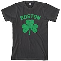 Threadrock Men's Green Boston Shamrock T-Shirt