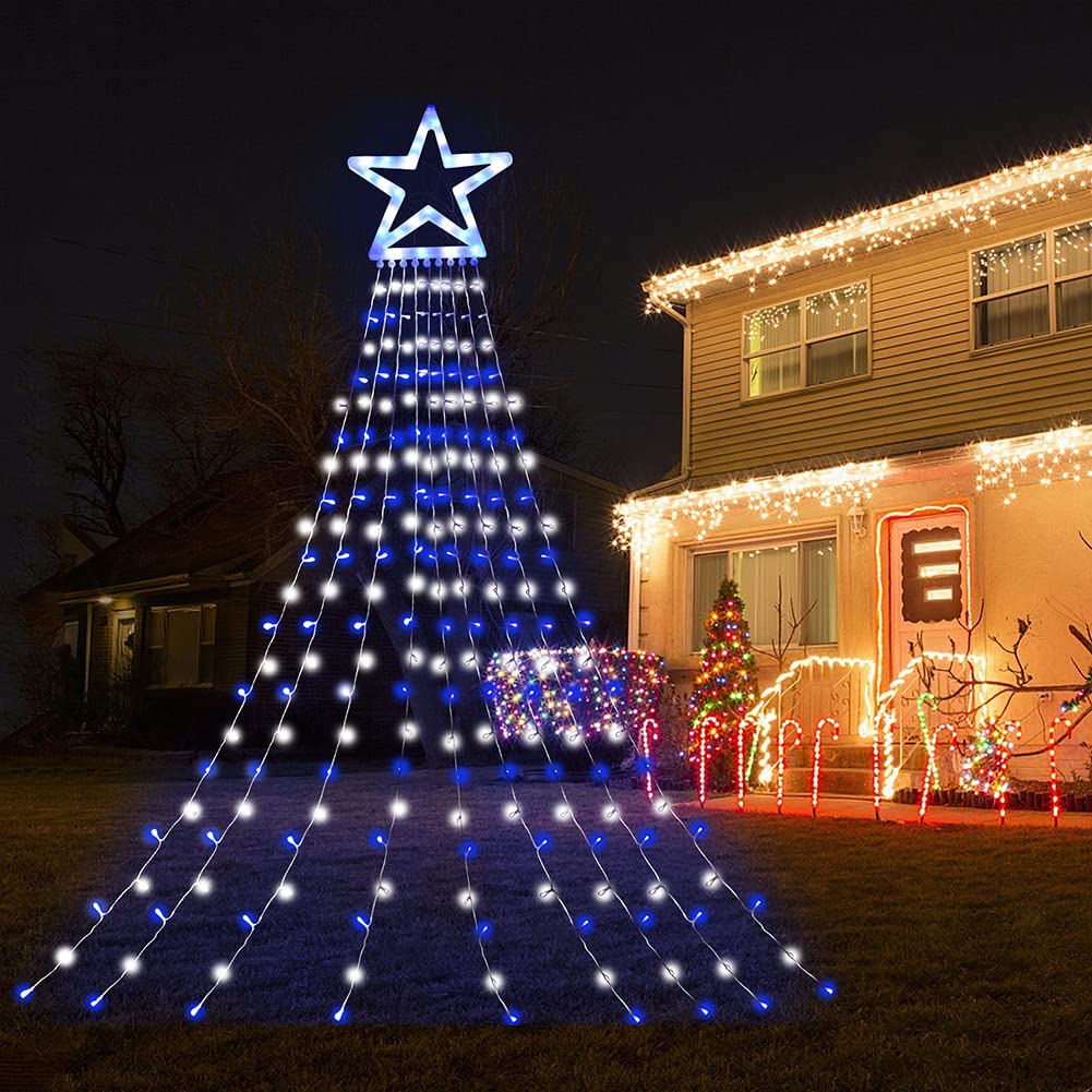 Mua Christmas Decorations Outdoor Lights,11.5 ft 317 LED Star ...