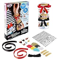 Fashion Angels Disney Minnie Mouse DIY Bracelet Design Kit with 1000+ Beads, Disney Charms, Stickers to Make 30 Fashion Bracelets for Tweens to Share with Friends and Family