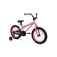 Flyer™ 16” Kids’ Bike, Pink Toddler and Kids Bike, 16 Inch Wheels, Training Wheels Included, Boys and Girls Ages 4-6 Years Old, Multiple Color Options