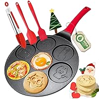 Egg Pan Silver Dollar Pancake Pan Panquecas Egg Cooker Crepe Mini Pancakes Pan for Pancakes, Cookies, Burgers & other on the go Breakfast