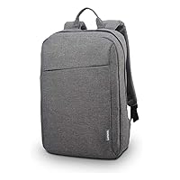 Lenovo Casual Laptop Backpack B210 - 15.6 inch - Padded Laptop/Tablet Compartment - Durable and Water-Repellent Fabric - Lightweight - Grey