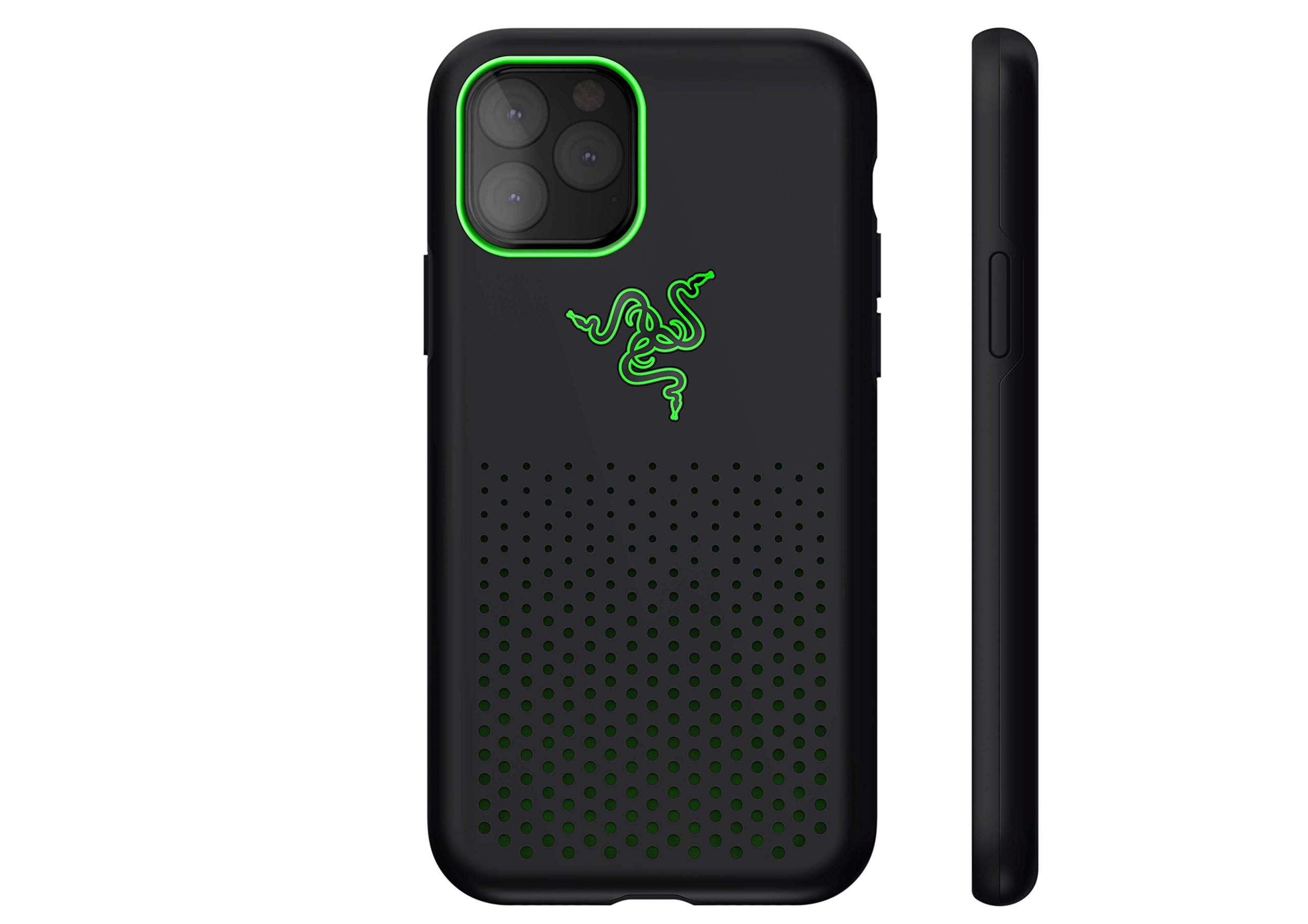 Razer Arctech Pro THS Edition for iPhone 11 Pro Case: Thermaphene & Venting Performance Cooling - Wireless Charging Compatible - Drop-Test Certified up to 10 ft - Matte Black