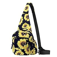 Unisex Sling Bag Small Crossbody Shoulder Backpack Outdoor Casual Back Pack for Adult