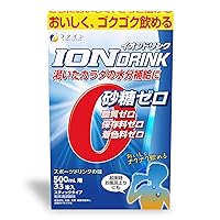 Fine Sports Drinks, Ion Drink, Indigestible Dextrin, Sugar-Free, Zero Fat, Vitamin C, Citric Acid, Sports Drink Flavor, Made in Japan, 33 Packets