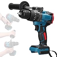 Hand Drills 13mm High Torque Multifunctional Electric Cordless Drill High-power Cordless Rechargeable Hand Drills Brushless Motor Home DIY Electric Power Tools