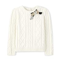 Gymboree Baby Girls' and Toddler Long Sleeve Cable Knit Sweaters