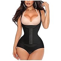 Gotoly Women Waist Trainer Bodysuit Tummy Control Corset Full Body Shaper Cincher Tank Top with Adjustable Straps