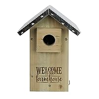 Wild Wings WWGH3-DECO Galvanized Weathered Cedar Bluebird House