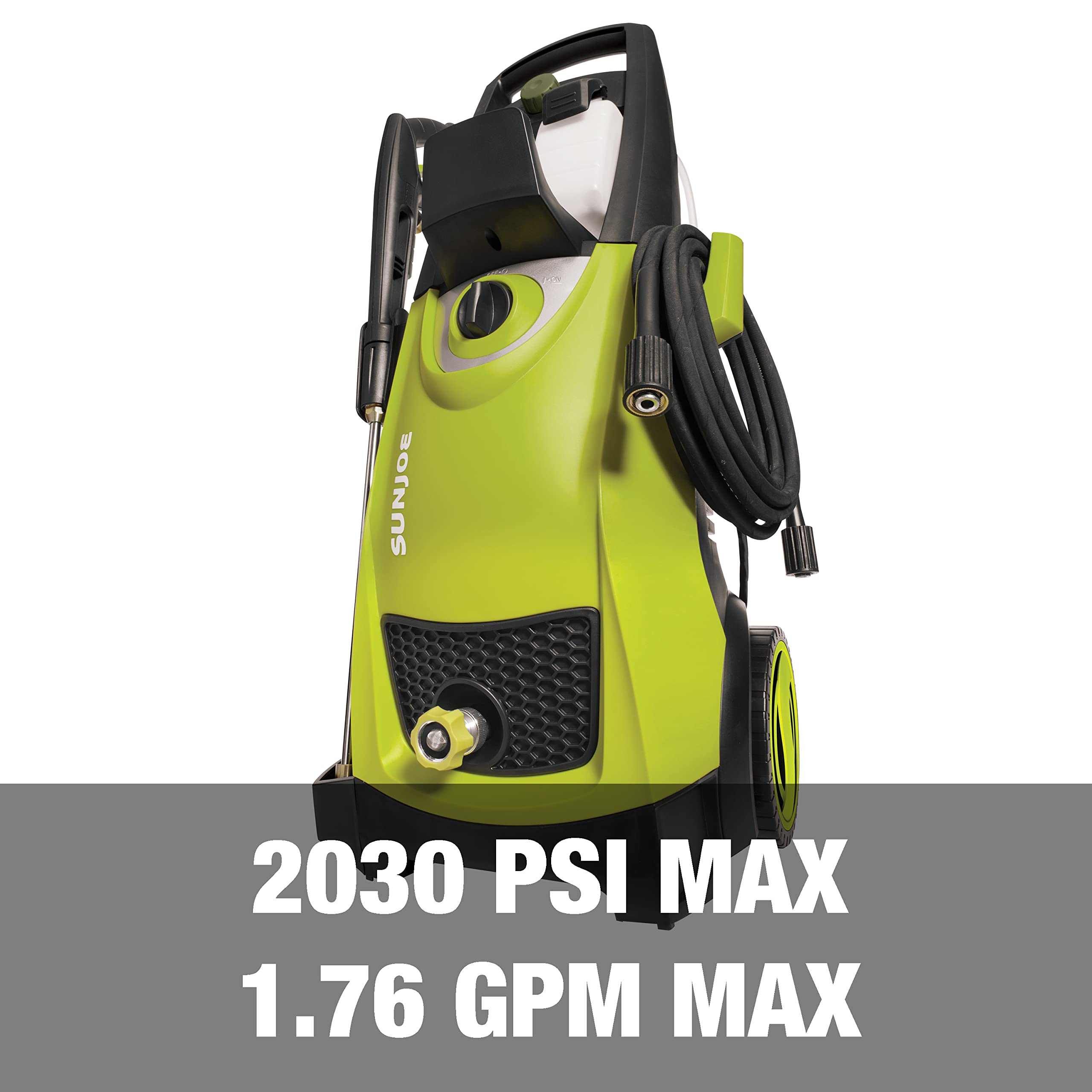 Sun Joe SPX3000 14.5-Amp Electric High Pressure Washer, Cleans Cars/Fences/Patios