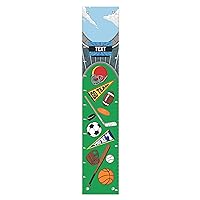 Kid Room Decor Kid Growth Chart Sports Theme Gifts Child Measurement Chart Personalized Growth Chart