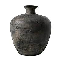 Artissance AM80641205 Earthy Gray Short Neck Pottery, 12 Inch Tall Vase (Décor)