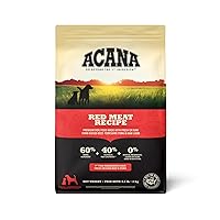 ACANA Grain Free Dry Dog Food, Red Meat Recipe, 4.5lb