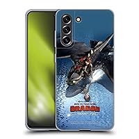Head Case Designs Officially Licensed How to Train Your Dragon Hiccup & Toothless 2 III The Hidden World Soft Gel Case Compatible with Samsung Galaxy S21 FE 5G
