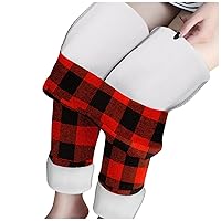 Pants for Women Women's Winter Warm Fleece Lined Leggings Velvet Thermal Tights Pants Soft Elastic Opaque Pantyhose