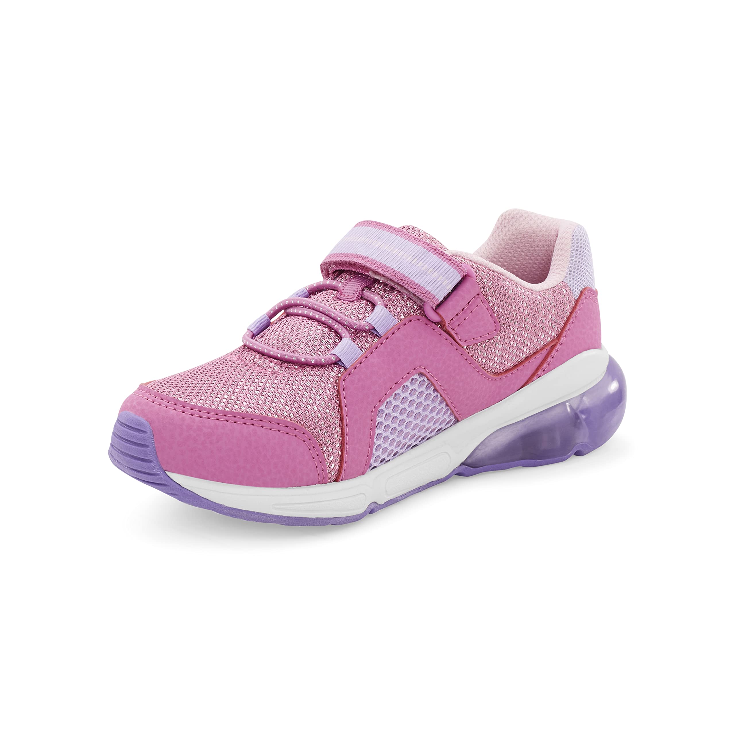 Stride Rite Girls M2P Lumi Bounce Sneaker, Pink, 13 Wide Little Kid