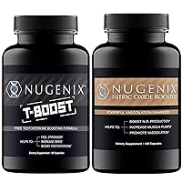 T Boost Nitric Oxide Booster - Testosterone Booster and Nitric Oxide Supplements for Men
