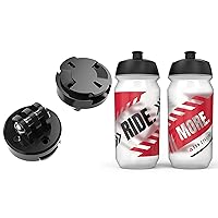 KOM Cycling Wahoo Top Mount Adapter + 2X Ride More Bottles