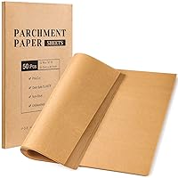SMARTAKE 200 Pcs Parchment Paper Baking Sheets, 12x16 Inches Non-Stick Precut Baking Parchment, Suitable for Baking Grilling Air Fryer Steaming Bread
