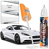Touch Up Paint for Cars, Two-In-One Car Touch Up Paint Scratch Remover Pen for Vehicles, Quick & Easy Solution to Erase Car Scratches Touch Up Paint Pen (White)