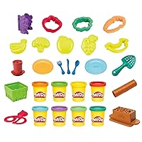 Play-Doh Grow Your Garden Toolset Made with Sustainable Plastics, 20 Accessories, 8 Colors, Kids Toys for 3 Year Old Boys & Girls & Up