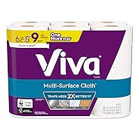 Multi-Surface Cloth Choose-A-Sheet Paper Towels Cloth-Like Kitchen Paper Towels, White, 83 Sheets (Pack of 6)
