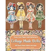 Collage Made Paper Dolls Ephemera: Fussy Cuts for Junk Journals, Scrapbooks and Papercraft Projects