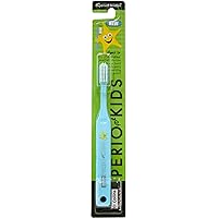 Dr. Collins Perio Toothbrush for Kids, Blue, (Pack of 6)