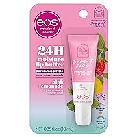 Sunset Sips Lip Butter Tube- Pink Lemonade, 24-Hour Moisture, Overnight Lip Mask, Lip Care Products, 0.35 fl oz