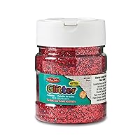 Creative Arts by Charles Leonard Glitter, 4 Ounce Bottle, Red (41430)